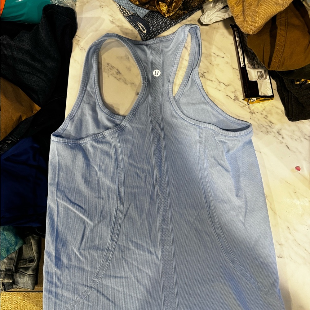 lululemon athletica Blue Muscle Tee